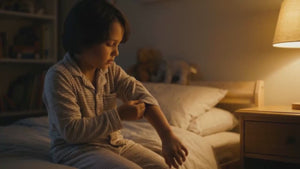 Wenn Kinder nachts nicht mehr gut schlafen können, weil die Haut irritiert ist und juckt, dann unterstützt Mia & Luis das Gleichtgewicht der Haut, die Hautbarriere und lindert Juckreiz. Intensive Pflege mit zertifiziertem Manuka Honig und anderen natürlichen Inhalststoffen - Auch begleitend zur ärztlichen Therapie empfohlen. Für Kinder und Erwachsene geeignet.